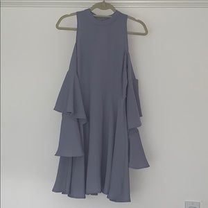 Nasty Gal Lilac Lavender Cold Shoulder Dress
